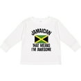 thumbnail image 3 of Inktastic Jamaica Awesome Jamaican Boys or Girls Long Sleeve Toddler T-Shirt, 3 of 5