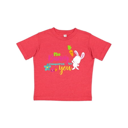 

Inktastic No Bunny Compares To You White Bunny Carrot Gift Toddler Boy or Toddler Girl T-Shirt