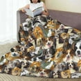 thumbnail image 6 of Sikiie Cute Dog Ultra-Soft Micro flannel Blanket Luxury All Seasons Warm Blanket for Bedding Sofa and Travel (4 sizes)-60"x50", 6 of 7