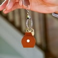 thumbnail image 6 of Guitar Pick Keychain Holder, Leather Pouch with Stainless Steel Ring, Quarter Coin Holders Keychain for Musicians and Music Lovers Gift, 6 of 6
