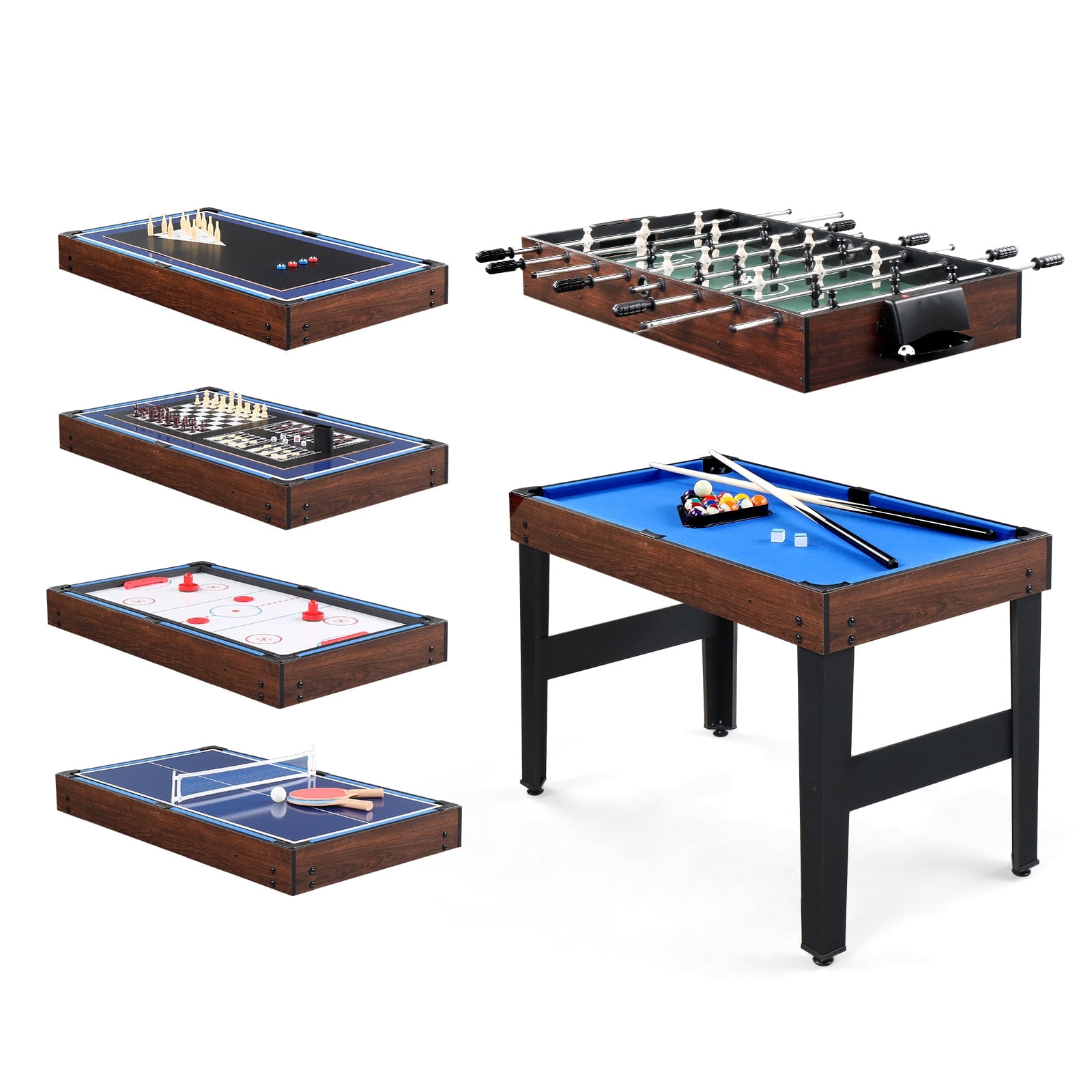 Pexmor 10 in 1 Combo Game Table for Adults
