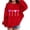 Rouge, variante sur Chandail en Molleton Imprimé Cœur pour Filles, Coupe Ample Col Rond Manches Longues avec Design Amour, Chemise Décontractée en Coton Doux pour Filles Tout-Petits, Plusieurs Couleurs Disponibles pour Usage Quotidien Rose
