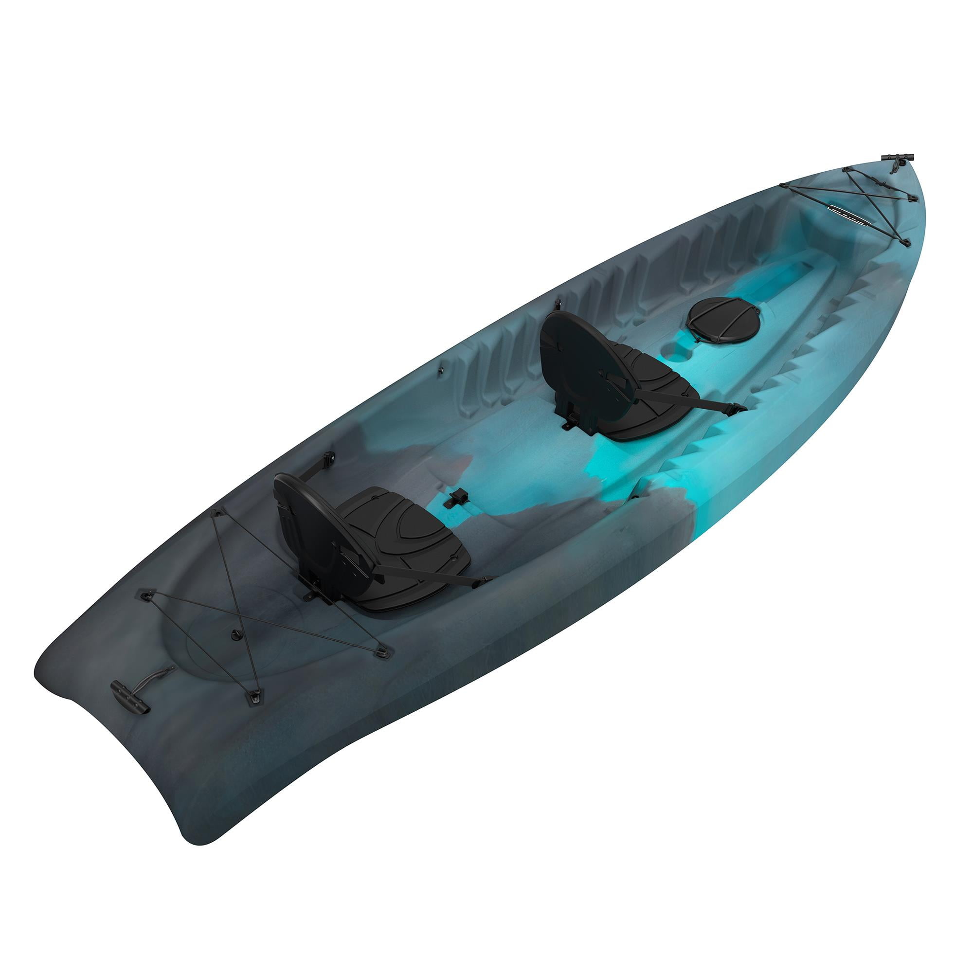 Lifetime Envoy 10.5 ft Sit-On-Top Tandem Kayak with Paddles, Aurora Fusion (91332)