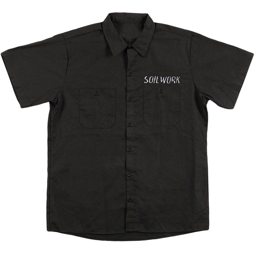Soilwork Men's Embroidered Logo With Anchor Work Shirt X-Large Black -  Walmart.com