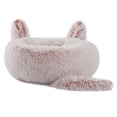thumbnail image 1 of Cute Plush Cat Bed Round Thicken Dog Nest Winter Warm Pet Mat Dog Sleep Non-slip Cat House Puppy Sofa Beds  40/50/60cm ShopWise Round, 1 of 10