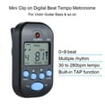 thumbnail image 7 of Mini Digital Metronome Clip On, LCD Display for Piano Guitar, Portable Electronic Tempo Tool, 30-280 BPM, with Carry Clip, 7 of 7