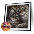 thumbnail image 2 of Animal 5D DIY diamante pintura completo redondo taladro Rhinestone artesanía decoración del hogar FLhrweasw Nuevo, 2 of 9