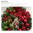 thumbnail image 3 of LOLIPPYY Christmas Garland with Artificial Flowers, Berries, and Greenery - Festive Decorative Wreath for Door and Wall Hanging, 3 of 6
