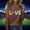 Coffee, variant on Graphic Tees for Women T-Shirts Feminine Bow Football Print Comfort Round Neck Tee for Everyday Wear Gold L