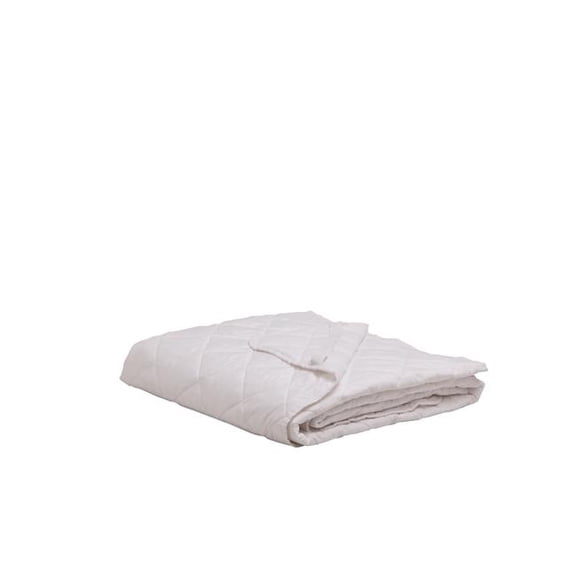 Yatas Bedding 01432544 Anti-Stress Mattress Protector - California King Size - White