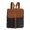 Black, variant on Retro backpack crazy horse leather women,Creamy white