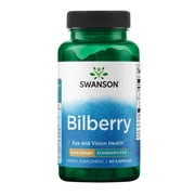 Swanson Bilberry - Extra Strength 60 Capsules