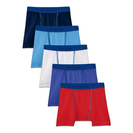 Stretch Body Briefer - Cotton Stretch Boxer Briefs, 5 Pack (Toddler Boy)