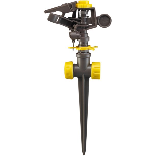 Nelson 50200 Pulsating Circular Spray Sprinkler with Plastic Spike Base