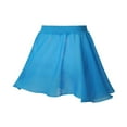 thumbnail image 2 of TiaoBug Kids Girls Ballet Skirts Chiffon Pull on Dance Tutu Skirt Ballerina Dancewear, 2 of 7