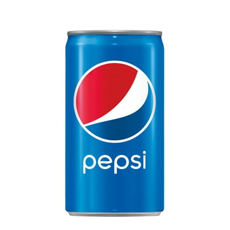 Pepsi Soda Mini Cans, 7.5 oz Cans, 24 Count