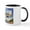 White/Black Inside, variant on CafePress - Oregon Greetings Mug - 11 oz Ceramic Mug - Novelty Coffee Tea Cup