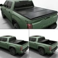 thumbnail image 3 of Toptiny Hard Folding Truck Bed Tonneau Cover Fits 2022-2025 Toyota Tundra 5'6''Bed w/OE Rail System waterproof pickup bed topper, 3 of 8