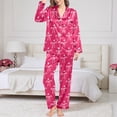 thumbnail image 5 of Wovix Pajama Sets For Women 2 Piece Long Sleeve Soft Comfy Sleepwear Home Relaxation And Cozy Nights Trendy Loungewear, 5 of 6