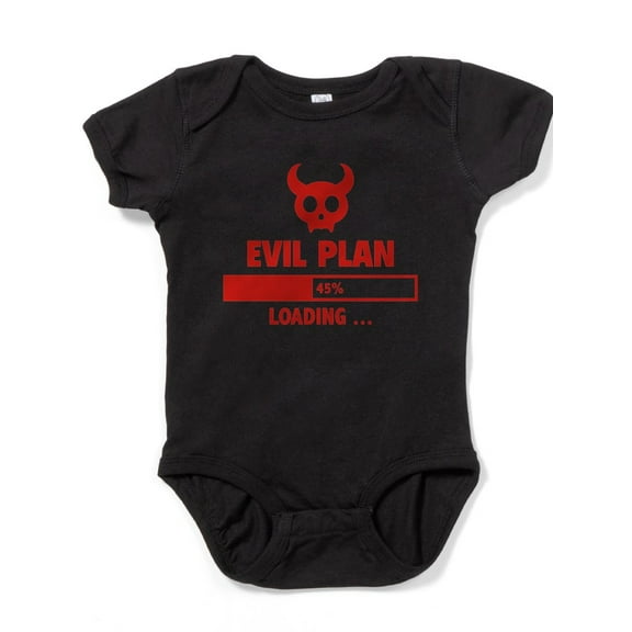 CafePress - Evilplanloading1a - Cute Infant Bodysuit Baby Romper