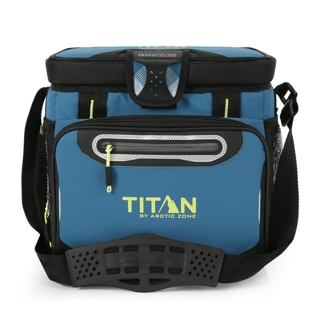 Cooler Titan de Arctic Zone sin cremallera para 16 latas, azul marino