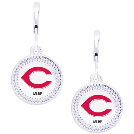 Women's Swarovski Cincinnati Reds Team Logo Earrings