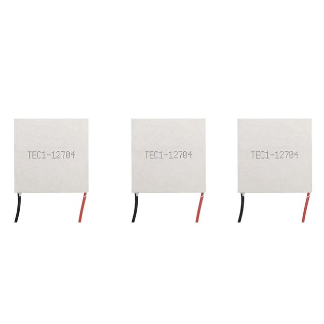 3X TEC1-12704 Enfriador Termoeléctrico Peltier 30mmx30mm TEC1 12704 MóDulo de Elementos 12V4A Enfriamiento Peltier
