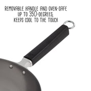 JOYCE CHEN Professional Series 12-Inch Carbon Steel Stir Fry Pan with Phenolic Handle