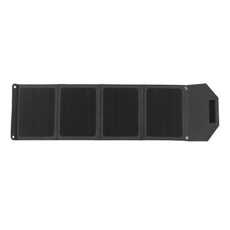 

Portable Solar Panel 24W Foldable Solar Panel Sun Protection Waterproof High Conversion Rate Intelligent Circuit For Hiking