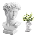 thumbnail image 1 of Classic Greek Art Deco, Michelangelo David Bust Replica Statue, Exquisite Workmanship In Resin Material With Smooth Surface For Timeless Home Decor (16.5Cm High), 1 of 5
