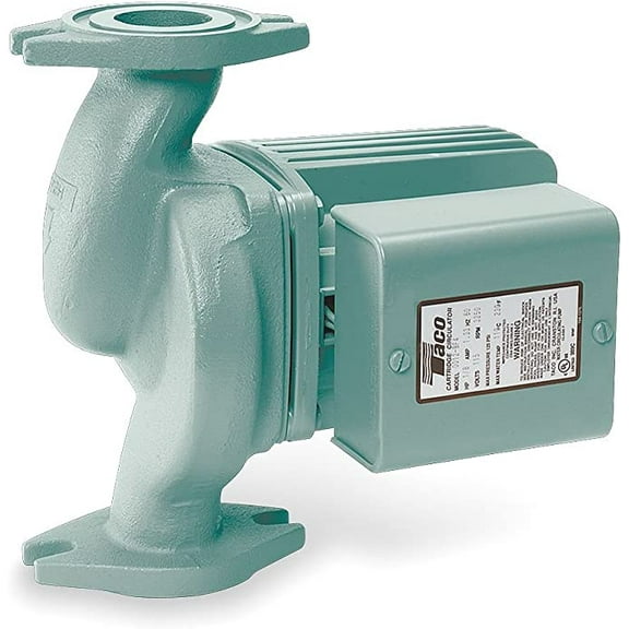 Taco 0010-F3 Circulator Pump, 1/8 HP - Cast Iron - Flanged Connection