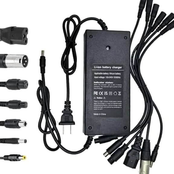 54.6V 2A Battery Charger, Compatible With Cyrusher Knight