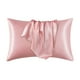 thumbnail image 1 of Funda de almohada de seda satinada | Tamaño estándar 1 paquete | Tejido de satén de poliéster súper suave | Suave con el cabello y la piel | Diseño de cierre de sobre | Refrescante y fácil de, 1 of 2