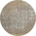 thumbnail image 2 of Addison Rugs Mayfield Premium Machine Washable Transitional Stripes Gold Round Rug, 8' x 8', 2 of 6