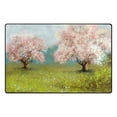 thumbnail image 2 of Spring Landscape with Pink Tree Area Floor Mats Non-Slip Rugs Soft Doormat 31 x 20 inch Carpet for Living Dining Room Bedroom Decorative, 2 of 7