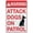 Warning Sign 2, variant on Warning I Can Make It To The Fence In 2.8 Seconds Can You Pitbull Reflective Aluminum Metal Signage - 8"x12", With Symbol, Weatherproof - Home, Business, Warehouse, Secure Premises