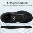 thumbnail image 4 of Ecetana Women's Platform Walking Shoes Lightweight Breathable Mesh Sneakers for Casual Work, 4 of 6