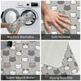 thumbnail image 2 of Elegant Cartoon Cute Cat Face Door Mat for Indoor, Welcome Door Mats Front Entrance Rug, Non-Slip Bathroom kitchen Rugs for Inside Floor, Small Rug Dog Door Mat 20X31.5 Inch, 2 of 5