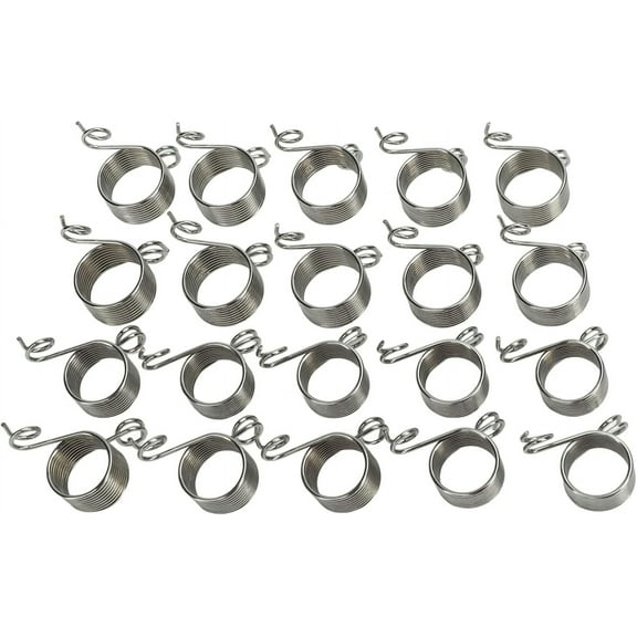 20PCS Thread Guide Finger Holders, 2 Size Stainless Steel Knitting Thimbles Knitting Loop Crochet Loop Knitting Ring Accessories for Crochet Knitting Crafts