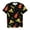 Black1, variant on Boys Girls Short Sleeve Tees Daisy Print T-Shirt for Kids (Army Green 3-4 Years)
