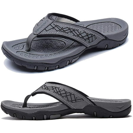 

Mixsnow Mens Thong Sandals Indoor and Outdoor Beach Flip Flop