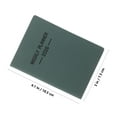 thumbnail image 2 of CTIRCHIU Simple Weekly Planner Pocket Notebook Green Artificial Time Management For Personal Use 1Pcs, 2 of 6