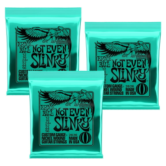 3 PACK Ernie Ball 2626 ll Not Even Slinky Electric Strings