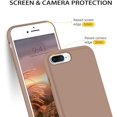 thumbnail image 5 of iPhone 8 Plus Cases, iPhone 7 Plus Case, DUEDUE Liquid Silicone Soft Gel Rubber Slim Cover with Microfiber Cloth Lining, 5 of 5