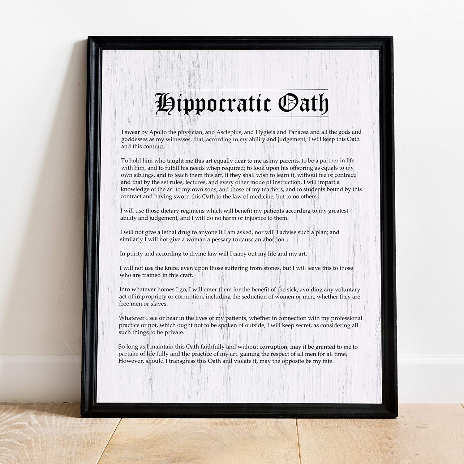 Hippocratic Oath For Doctors Today