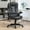 Black, variant on Resenkos Computer Desk Chair, 6 Point Vibrating Massage Office Chair With Heat, High Back Executive Office Chair, Black