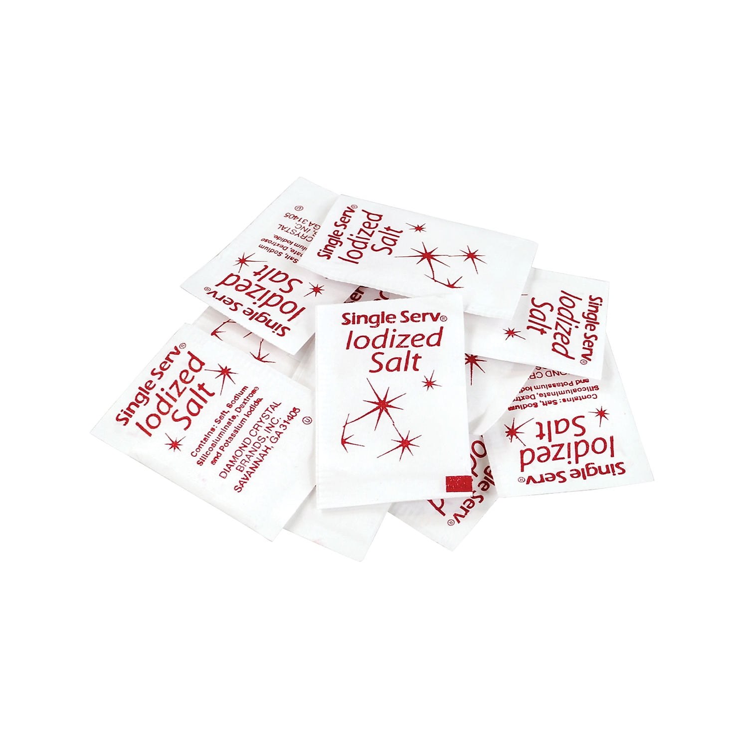 Single Serve Iodized Salt Packet 3000 Count 209-00355 - Walmart.com