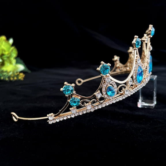 UPGRATOR Rhinestone Wedding for Women, Sky- , 1 Piece, Size 5.89 x 5.89 x 1.97 inches