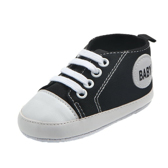 Rhuody Girls Shoes Sports The First Prewalker Colour Floor solid Barefoot Boys Kids Comfortable Shoes 0-3 Months Black