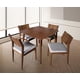 thumbnail image 2 of Comedor Minimalista Bossa de Madera con 4 Sillas Café, 2 of 5